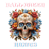 Halloween Skull Sugar Design