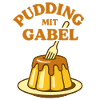 Pudding with fork