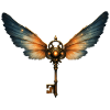 Winged Key Steampunk