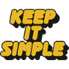 Keep It Simple Retro Bold