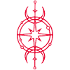 Red symbol of protection and luck