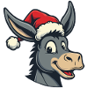 Weihnachts-Esel