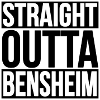 Local pride STRAIGHT OUTTA Bensheim