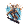 Hirsch Snowboard