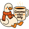 Christmas Goose Goosemas Vibes Only