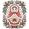 Matryoshka Christmas Doll