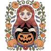 Halloween Matryoshka Pumpkin Magic