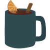 Mulled Wine Mug Illustration