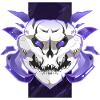 Cyber Skull – Neon Purple Design