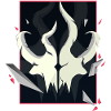 Horned Skull – Red Accent Edition