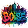 Boise Graffiti Skyline