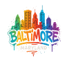 Baltimore Skyline Graffiti