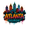 Atlanta Skyline Graffiti