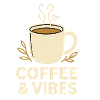 Coffee & Vibes Mug Illustration