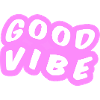 Good Vibe Pastel Pink