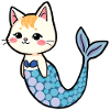 Chat comme sirène