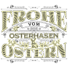 Frohe Ostern vom Osterhasen