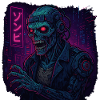 Cyberpunk Undead Warrior