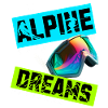 Alpine Dreams Ski Snowboard Shred Design