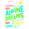 Alpine Dreams Ski & Snow Mountain Design