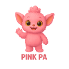 Pink PA Mascot Plush Figure