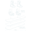 Snowboard Blueprint Technik Design