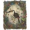 Jungle Vines Toucan Motif