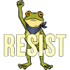 Portland Frog Protest Resist