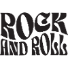 Rock'n'Roll Retro-Typografie