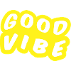 Good Vibe Grafique Yellow
