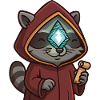 I Feel Enlightened-Raccoon