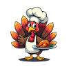 Cuisinier de dinde de Thanksgiving Thanksgiving