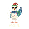 Seagull Santa Claus Christmas Fairy Lights