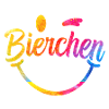 Beer rainbow lettering
