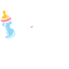 Cuddly Ghost Baby Cartoon