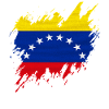 Flag of Venezuela, torn style