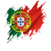Portugal flag, torn style