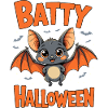 Bat Halloween Batty Halloween Funny Cute