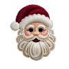 Christmas Santa Embroidery Motif