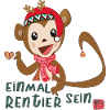 Rentier Weihnachtsspaß
