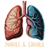 Inhale Exhale Lung Art