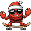 Crab Crab Christmas Funny