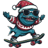 Piranha Fish Christmas Funny