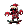 Lobster Crab Christmas Funny
