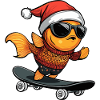 Goldfish Christmas Funny