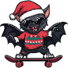 Bat Christmas Funny
