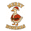 Weihnachtsgans Frohe Honkmas Weihnachtsmann Spaß