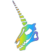 Rainbow Unicorn Skull
