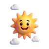 3D Sunshine Surreal – Happy Sky Vibes