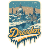Winterliches Dresden – Altstadt im Schnee